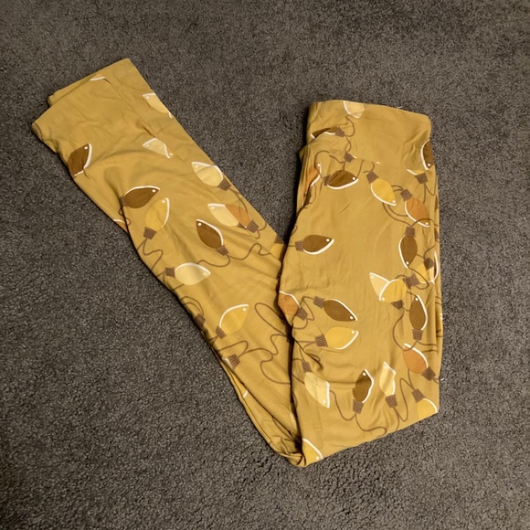LuLaRoe Pants - Lularoe Christmas Light Leggings